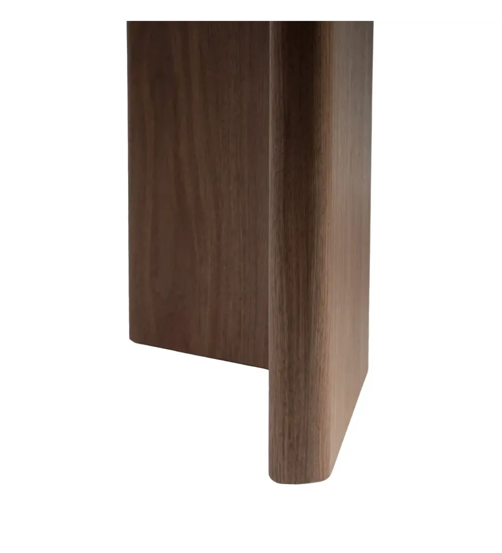 Stół TRANKY 180 x 90 cm ciemno brązowy blat ceramika*Zona-Design Sale