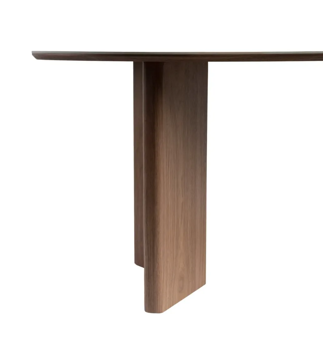 Stół TRANKY 180 x 90 cm ciemno brązowy blat ceramika*Zona-Design Sale