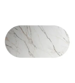 Stół TRANKY 180 x 90 cm ciemno brązowy blat ceramika*Zona-Design Sale