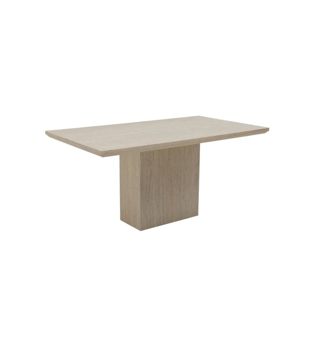 Stół TRAVERTINO 160 x 90 cm naturalny beżowy*KARE Discount