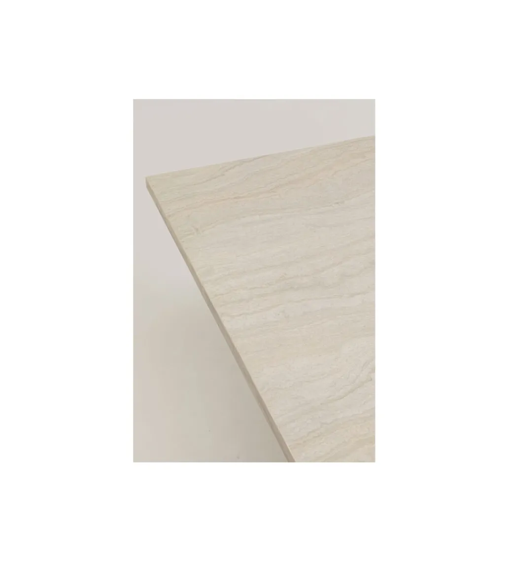 Stół TRAVERTINO 160 x 90 cm naturalny beżowy*KARE Discount
