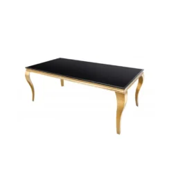 Stół TRENTINO Modern Barock 200 cm czarny*Invicta Interior
