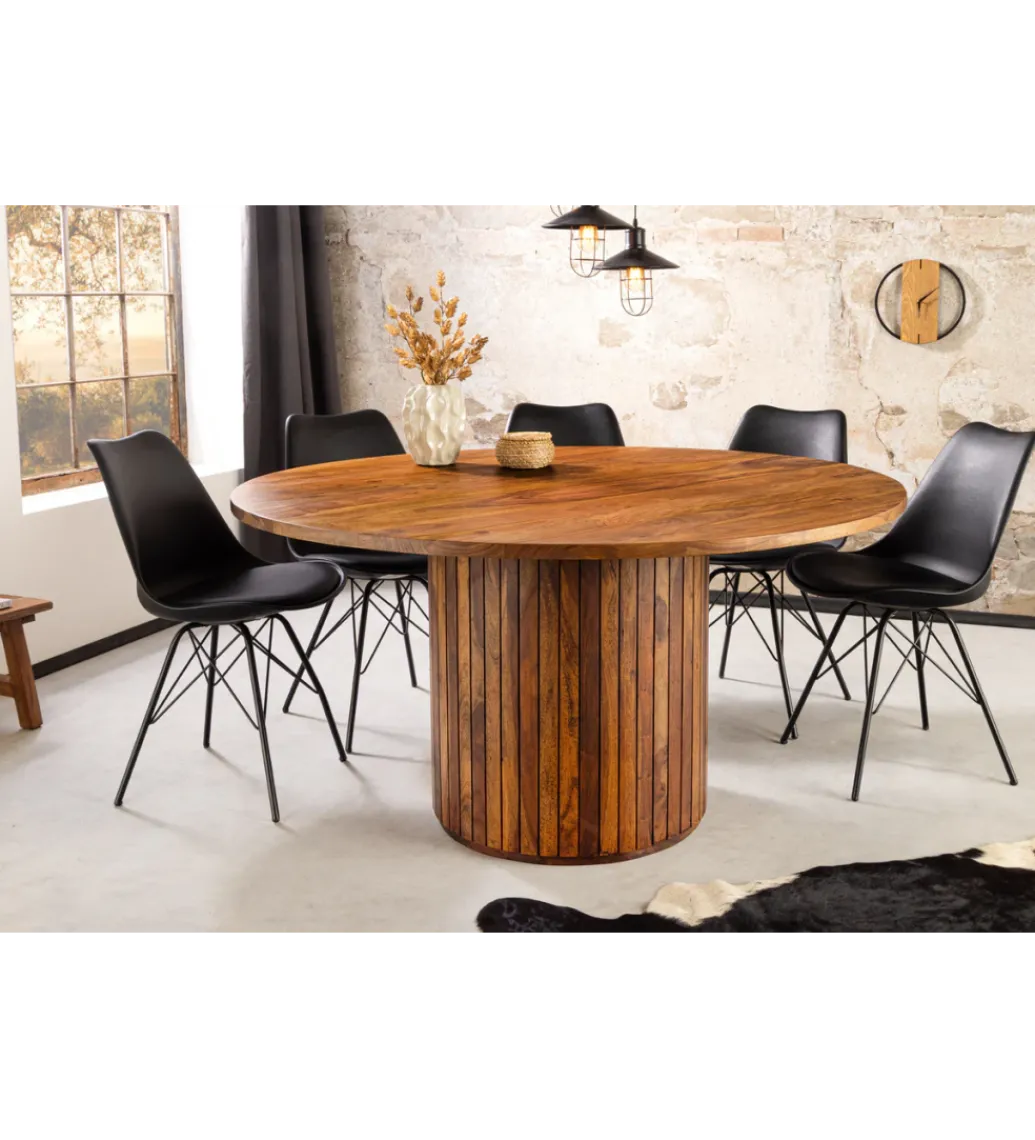 Stół TRES CHIC 120 cm drewno sheesham naturalny*Invicta Interior Online