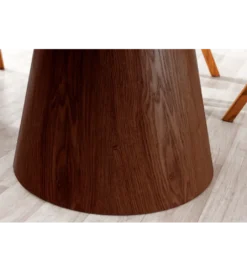 Stół UNIQUE 120 cm drewno orzecha biały ceramiczny blat*Invicta Interior Hot