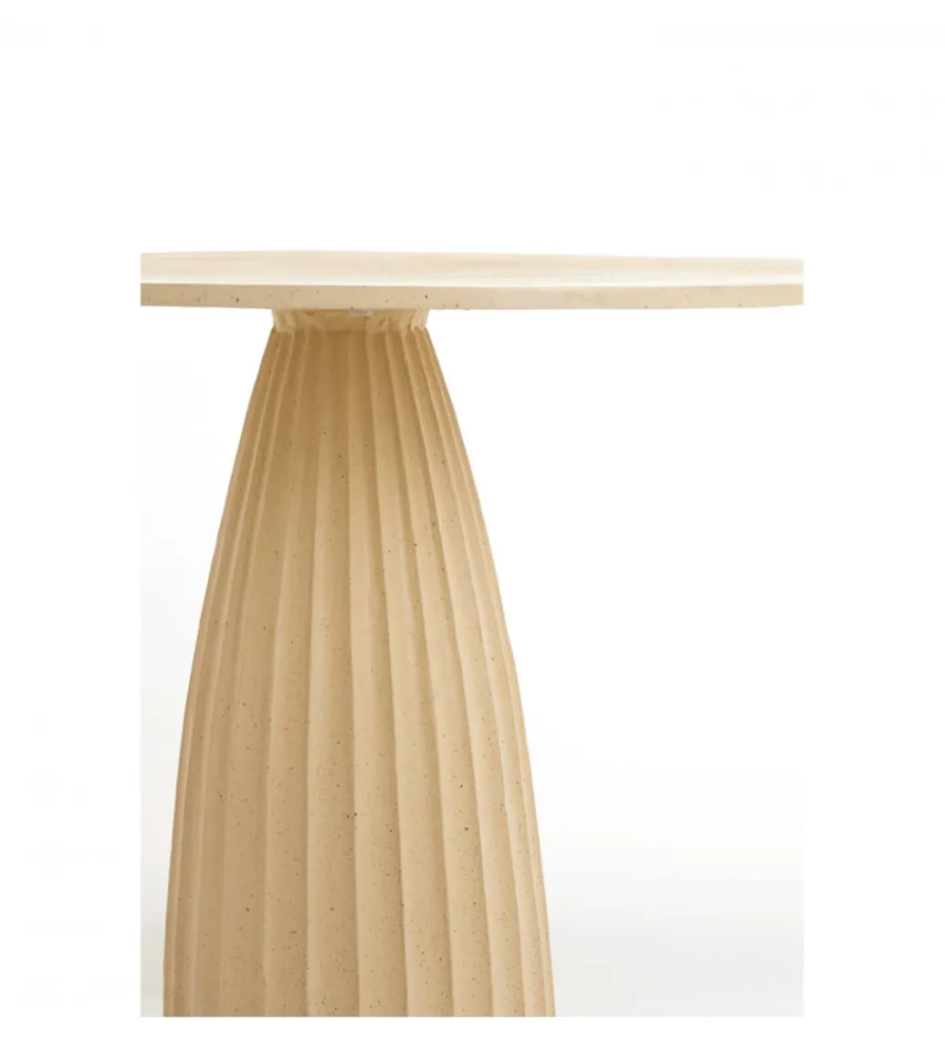 Stół VEGLIA 120 cm piaskowy mat jasny brązowy*L&L Hot