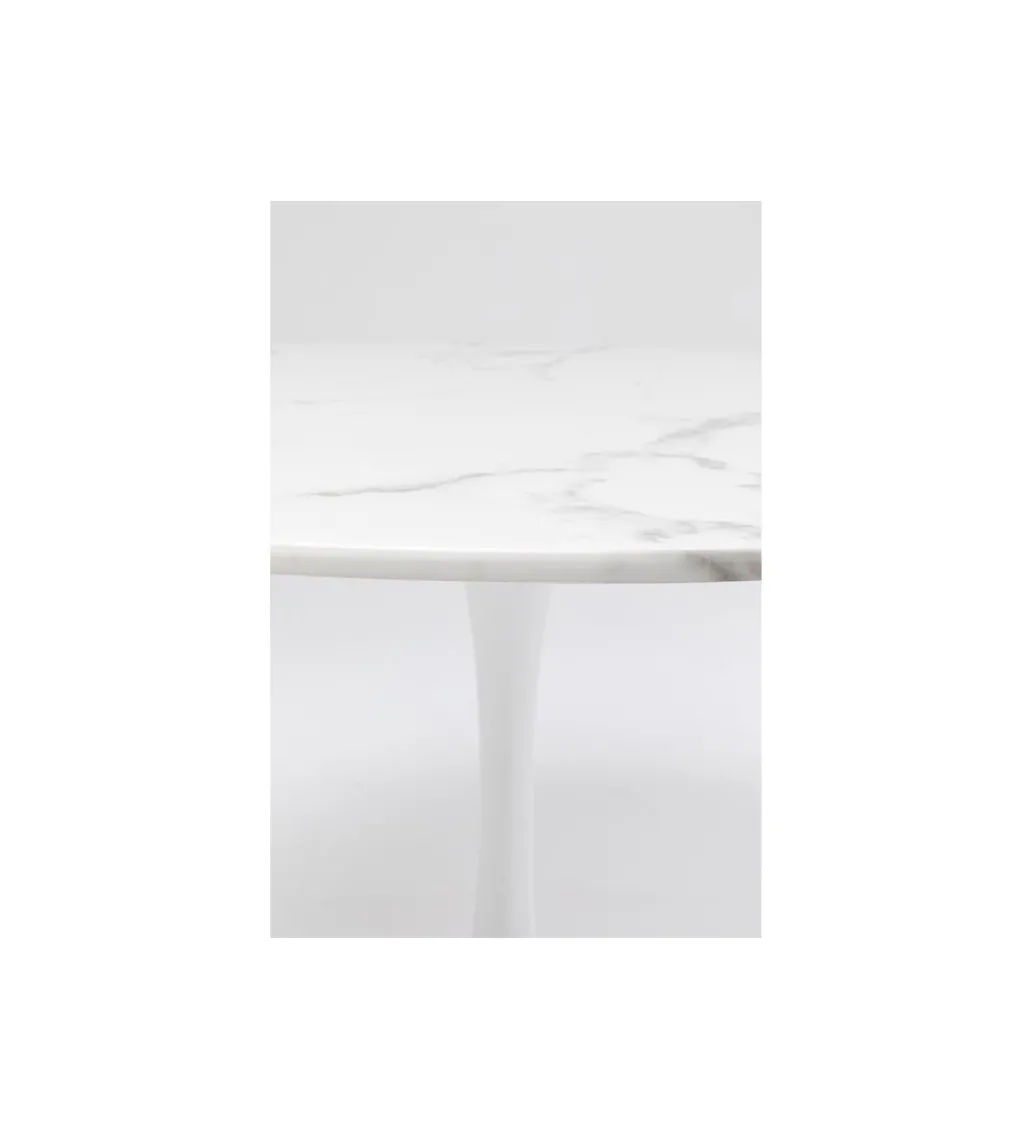 Stół VENETO 110 cm marmur biały*KARE Online