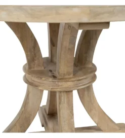 Stół WORNMIN 120 cm drewno mango przecierana biel*Zona-Design Discount