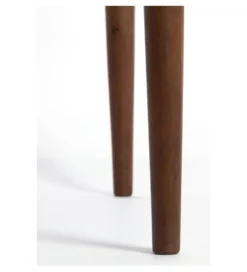 Stół ZALE 140 cm drewno akcja ciemny brązowy*L&L