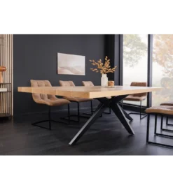 Stół ZEZUS 240 cm kolor naturalnego dębu*Invicta Interior New