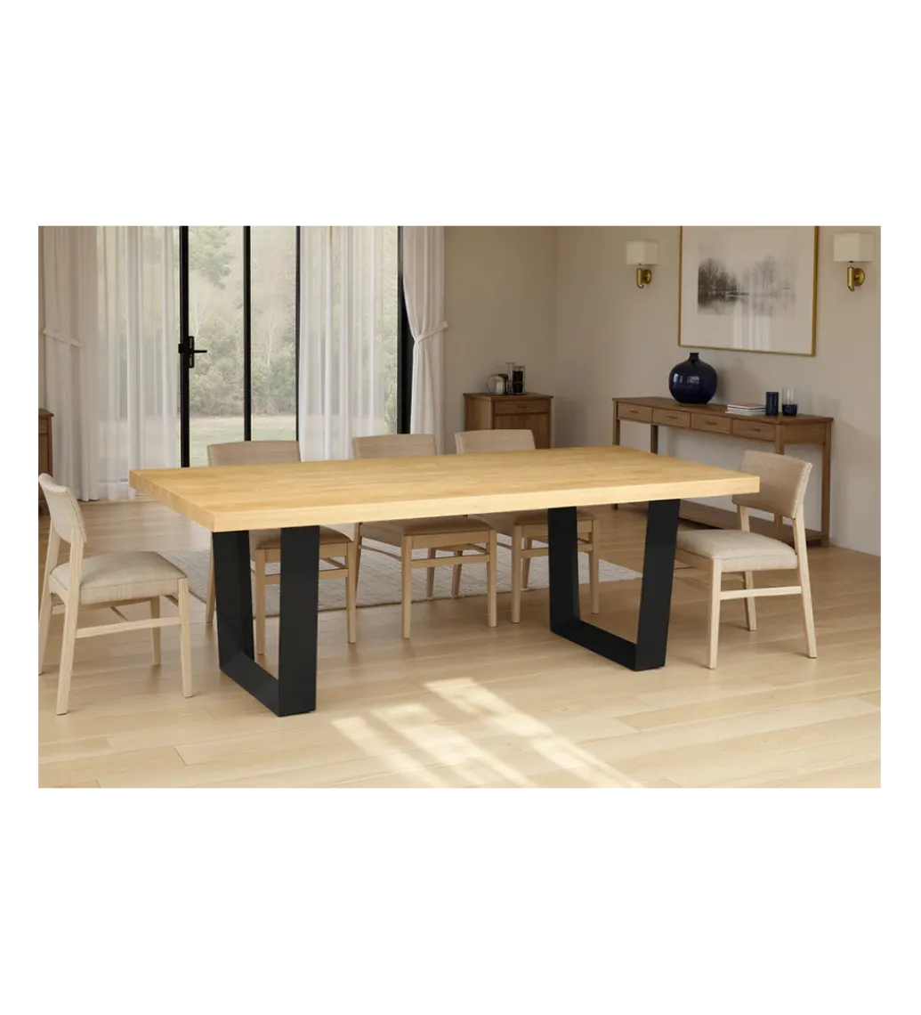 Stół ZEZUS 210 w kolorze naturalnego dębu*Invicta Interior Sale