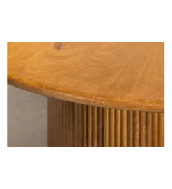 Stół z szafką TRES CHIC 120 cm drewno mango brązowy*Invicta Interior New