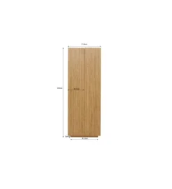 SZAFA BRIGHTON 140 x 45 cm naturalna*KARE Sale