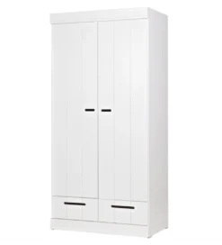 Szafa DRAWER 195 x 94 cm drewno sosna biała*WOOOD Hot