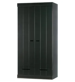Szafa DRAWER 195 x 94 cm drewno sosna czarna*WOOOD Hot