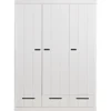 Szafa DRAWER 195 x 140 cm drewno sosna biała*WOOOD Outlet