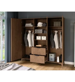 Szafa ENTSIAN 185 cm w optyce dąb artisan*ELTAP Online