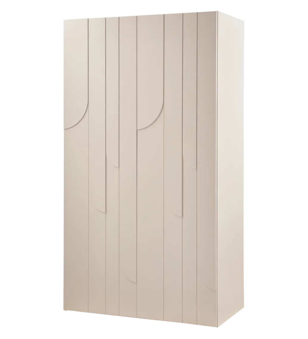 Szafa Japandi z wzorem RAIN 200 cm drewno sosny dust*WOOOD Sale