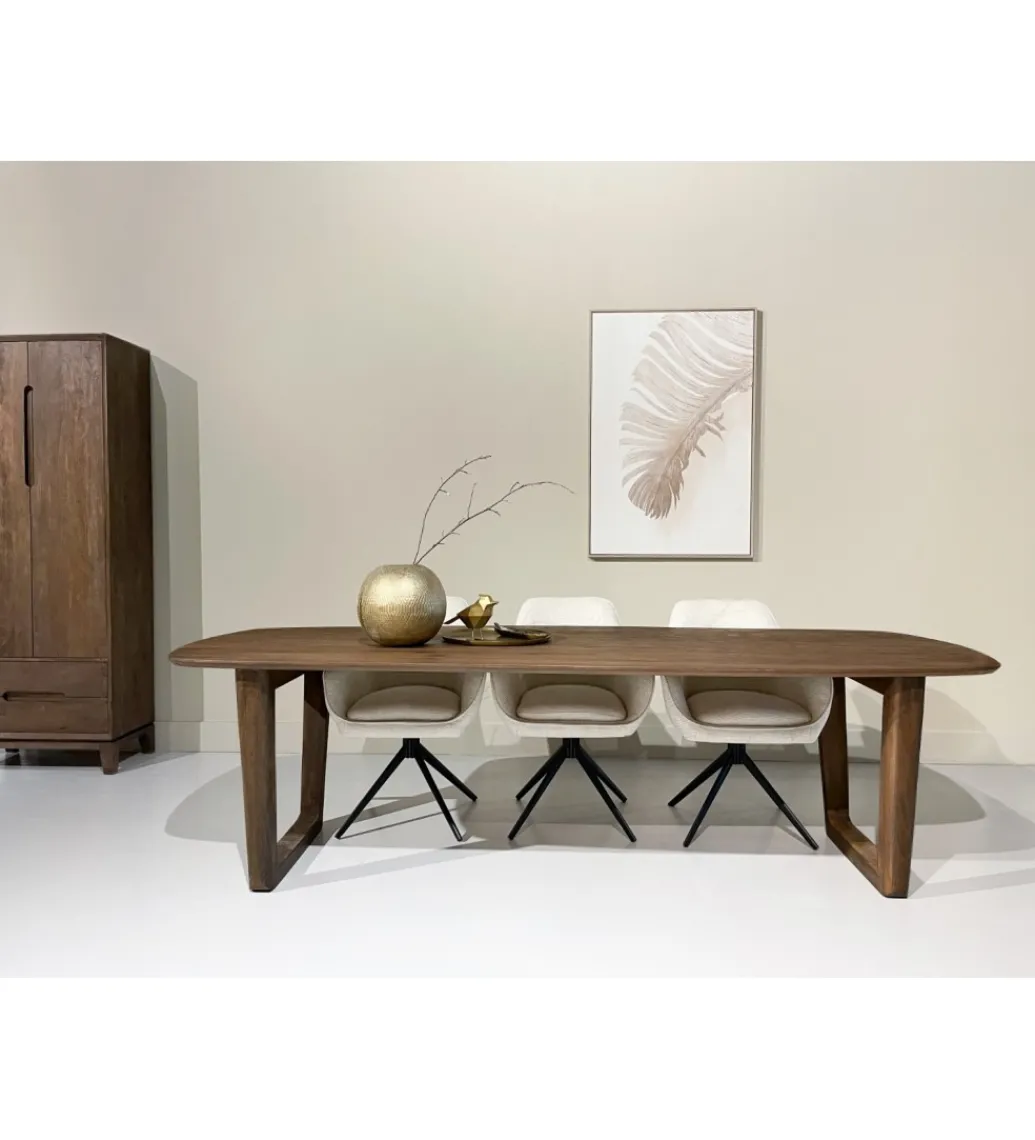 Szafa KORTE 75 cm drewno mango brąz*LF-Design Sale