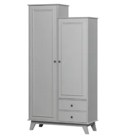 Szafa LILY 190 cm drewno sosny szara*WOOOD New