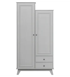 Szafa LILY 190 cm drewno sosny szara*WOOOD New
