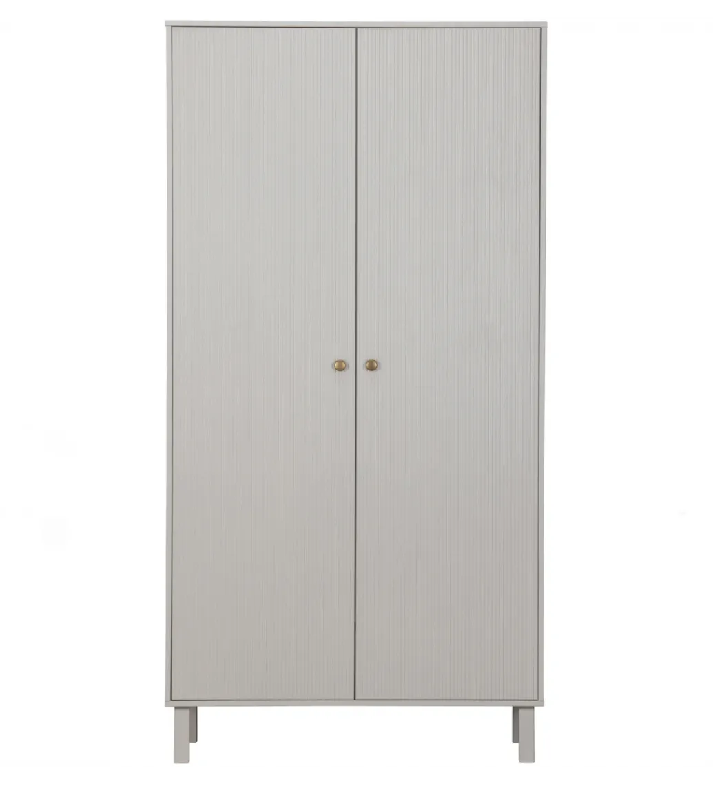 Szafa MADU 195 cm drewno sosna szara*WOOOD New