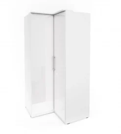 Szafa narożna OPTIMA 109 cm biała*Helvetia Online