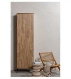 Szafa NEW GRAVURE 210 cm drewno dębu naturalna*WOOOD New