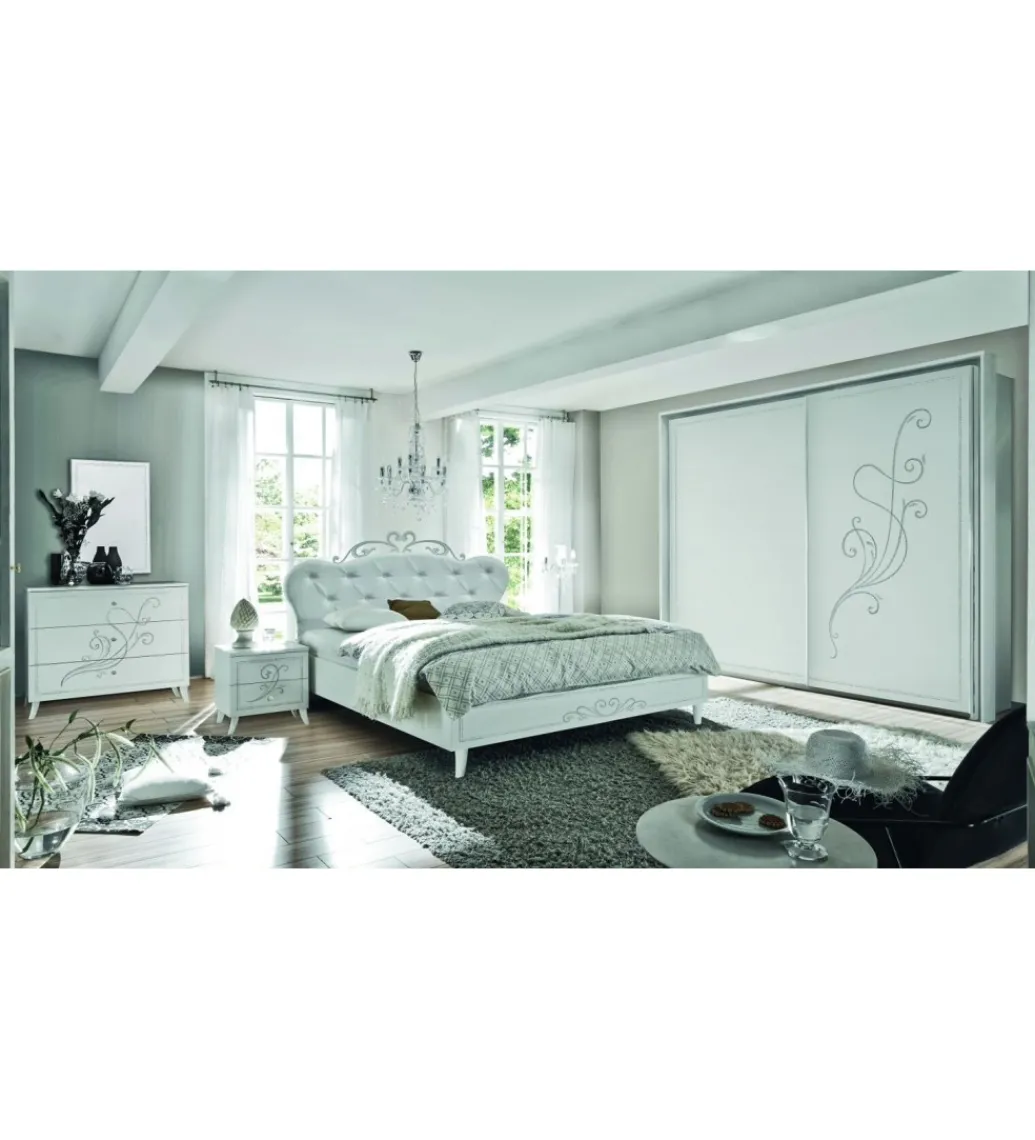 Szafa NIVEA 243 Cm X 230 Cm Biała Z Ozdobnym Nadrukiem*MCA Linia Włoska Sale