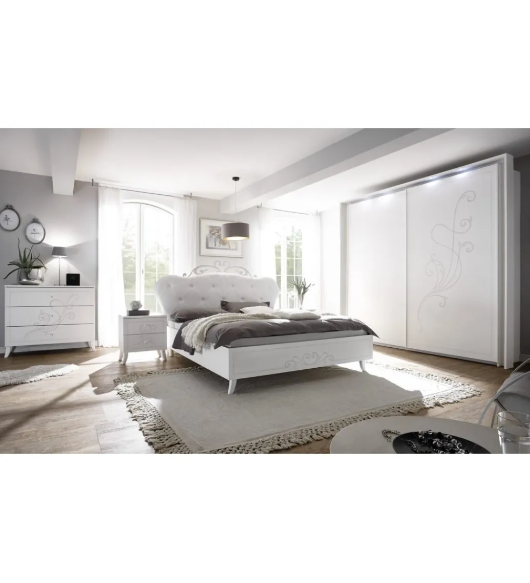 Szafa NIVEA 243 Cm X 230 Cm Biała Z Ozdobnym Nadrukiem*MCA Linia Włoska Sale
