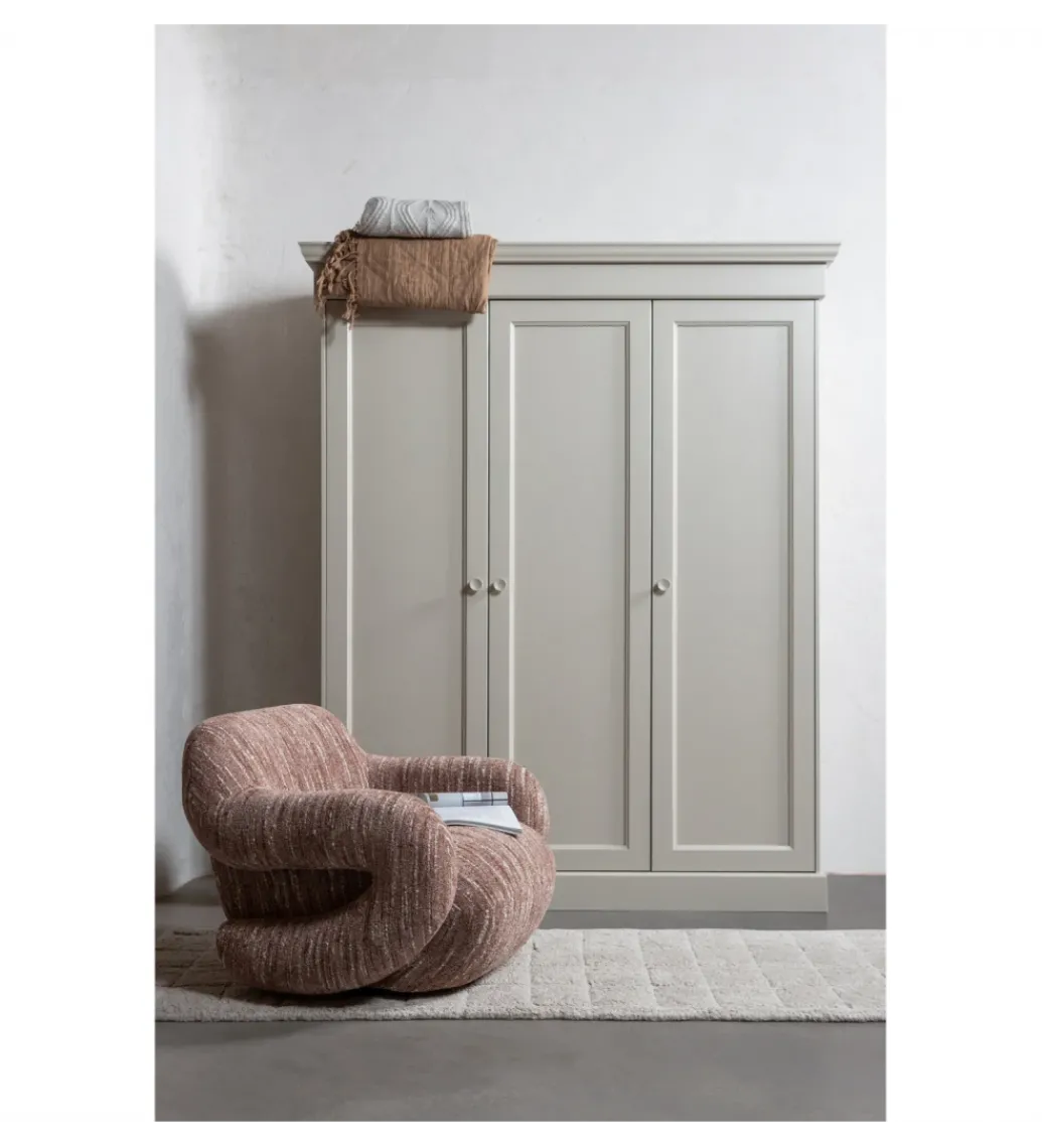 Szafa OLIVIA 212 cm drewno sosna szara*WOOOD Online