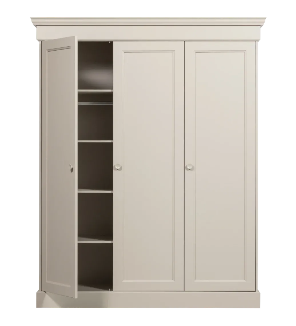 Szafa OLIVIA 212 cm drewno sosna szara*WOOOD Online