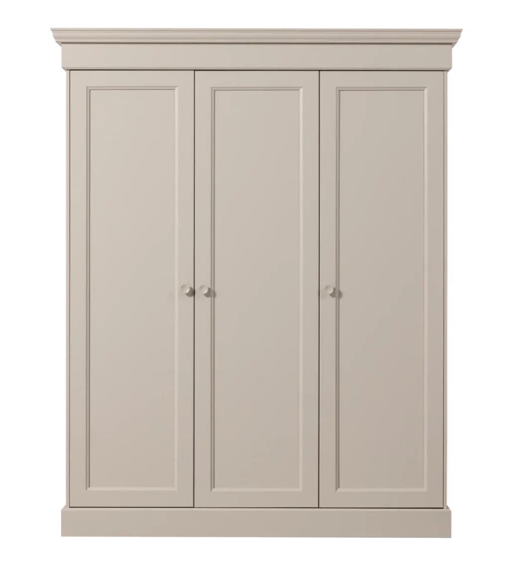 Szafa OLIVIA 212 cm drewno sosna szara*WOOOD Online