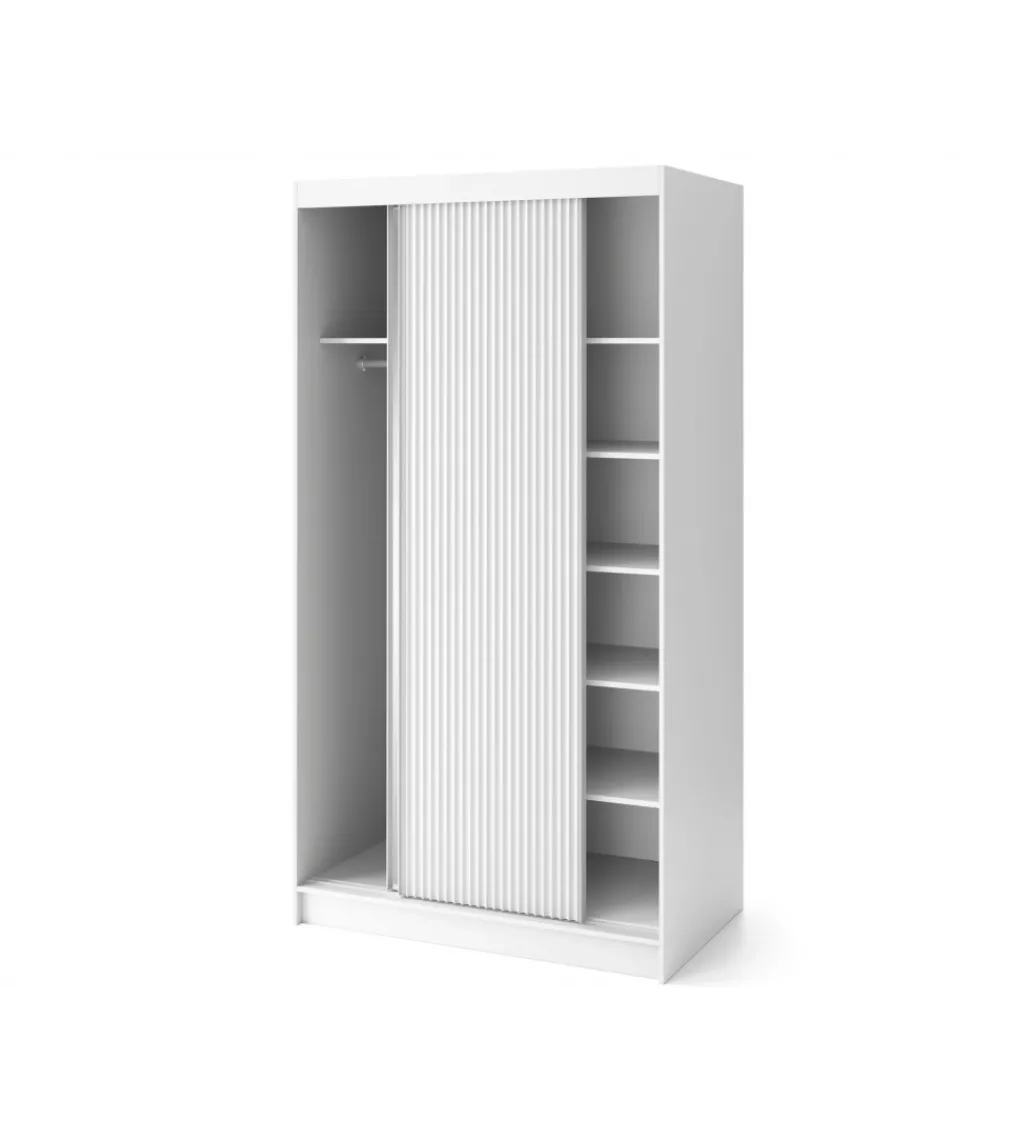 Szafa przesuwna BIANCCO II z lustrem 120 cm biały*ELTAP Discount