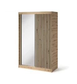 Szafa przesuwna EMERIO II 120 cm kolor dąb artisan*ELTAP Best