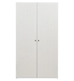 Szafa SIPKE 210 cm drewno sosny biała*WOOOD Discount