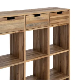 Szafka KURAN 96 cm drewno teak naturalny*Zona-Design Outlet