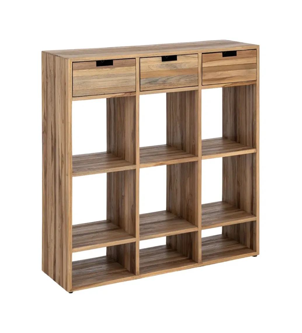 Szafka KURAN 96 cm drewno teak naturalny*Zona-Design Outlet