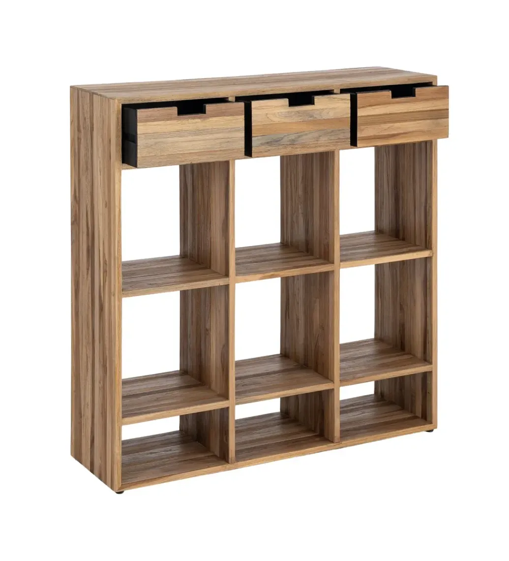Szafka KURAN 96 cm drewno teak naturalny*Zona-Design Outlet