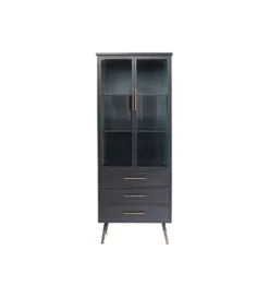 Szafka LA GOMERA wysoka 180 cm antracytowy*KARE