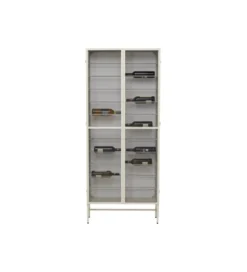 Szafka na wino PORTO 75 x 180 cm greige*KDesign Outlet
