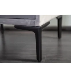 Szafka nocna Cosmo srebrnoszary aksamit*Invicta Interior Hot