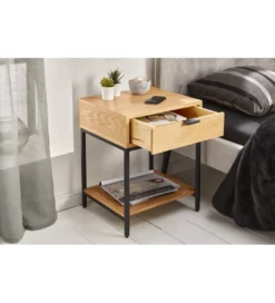 Szafka nocna  Elements 40 cm w kolorze dębowym*Invicta Interior - przedsprzedaż Sale