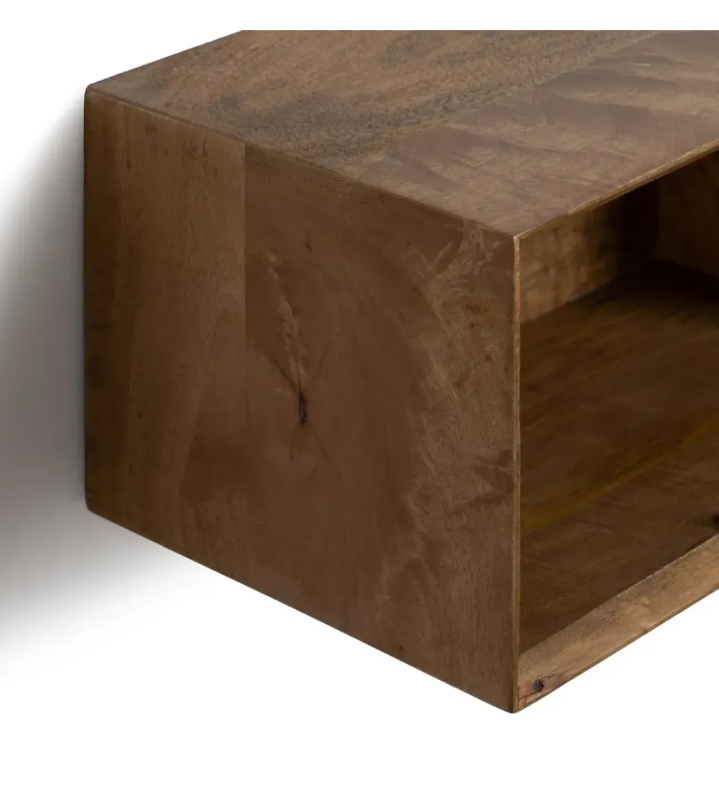 Szafka nocna ENTIR 40 cm drewno mango brązowa*Zona-Design New