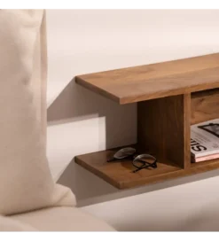 Szafka nocna ETUPI 45 cm drewno mango brązowa*Zona-Design Hot