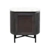 Szafka nocna GLENN 50 cm antracytowa*KARE Outlet