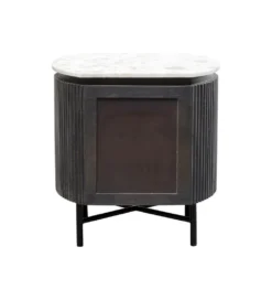 Szafka nocna GLENN 50 cm antracytowa*KARE Outlet