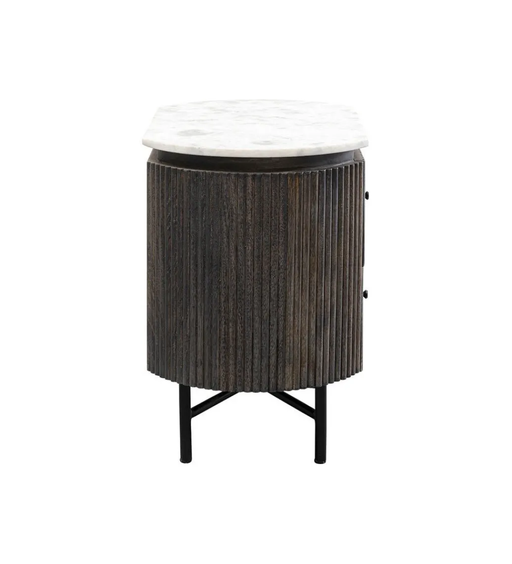 Szafka nocna GLENN 50 cm antracytowa*KARE Outlet