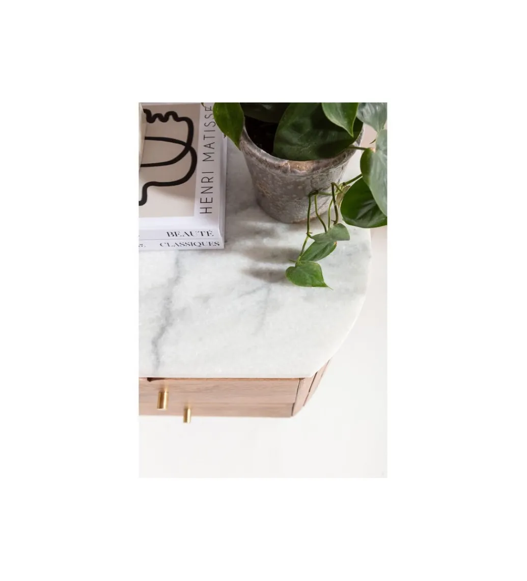 Szafka nocna GRACE 50 cm drewno mango*KARE