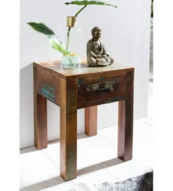 Szafka nocna JAKARTA 40 cm drewno mango*WOHNLING, GERMANY Online