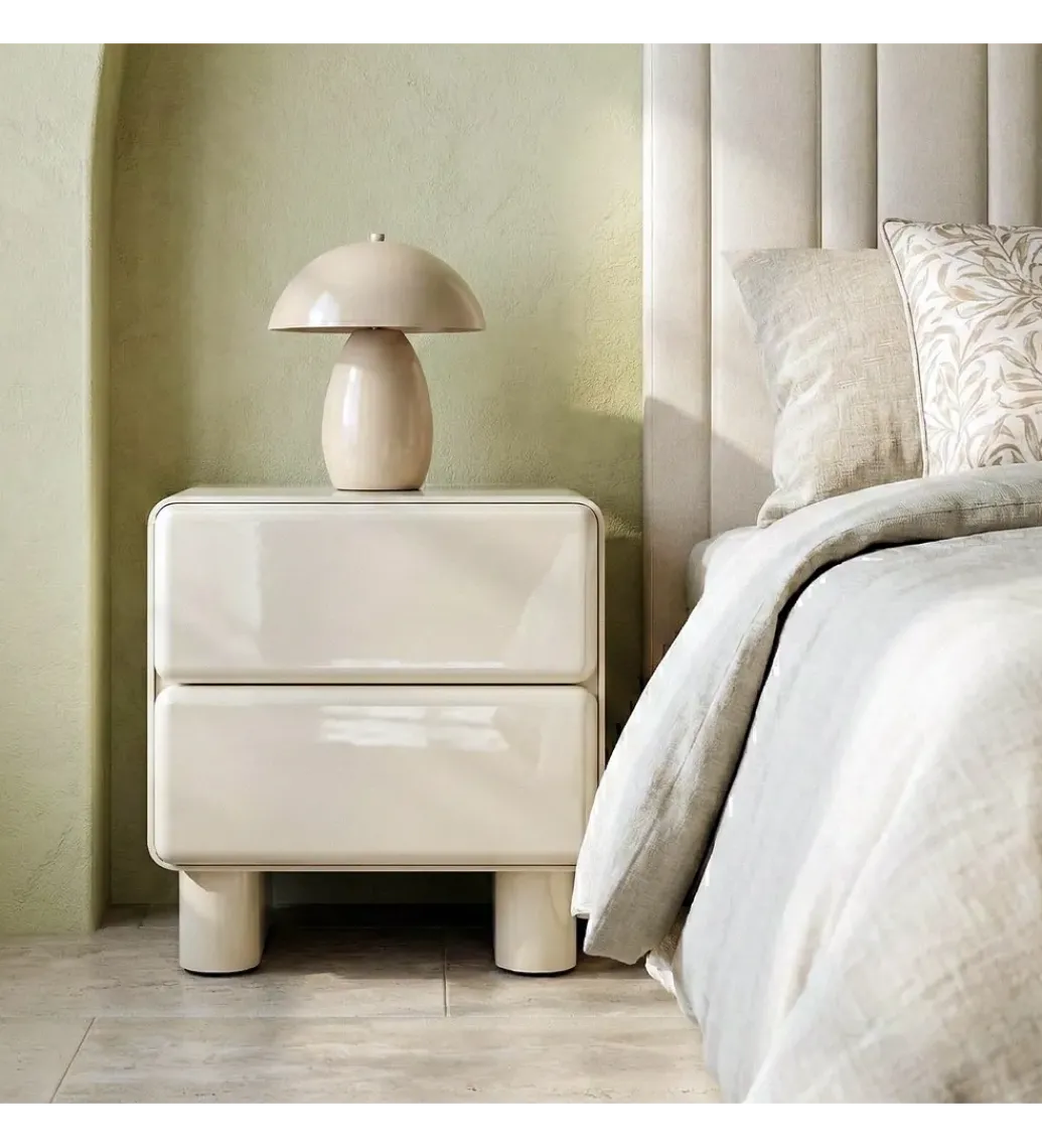 Szafka nocna LACQUER 56 cm kremowa*Zona-Design Hot